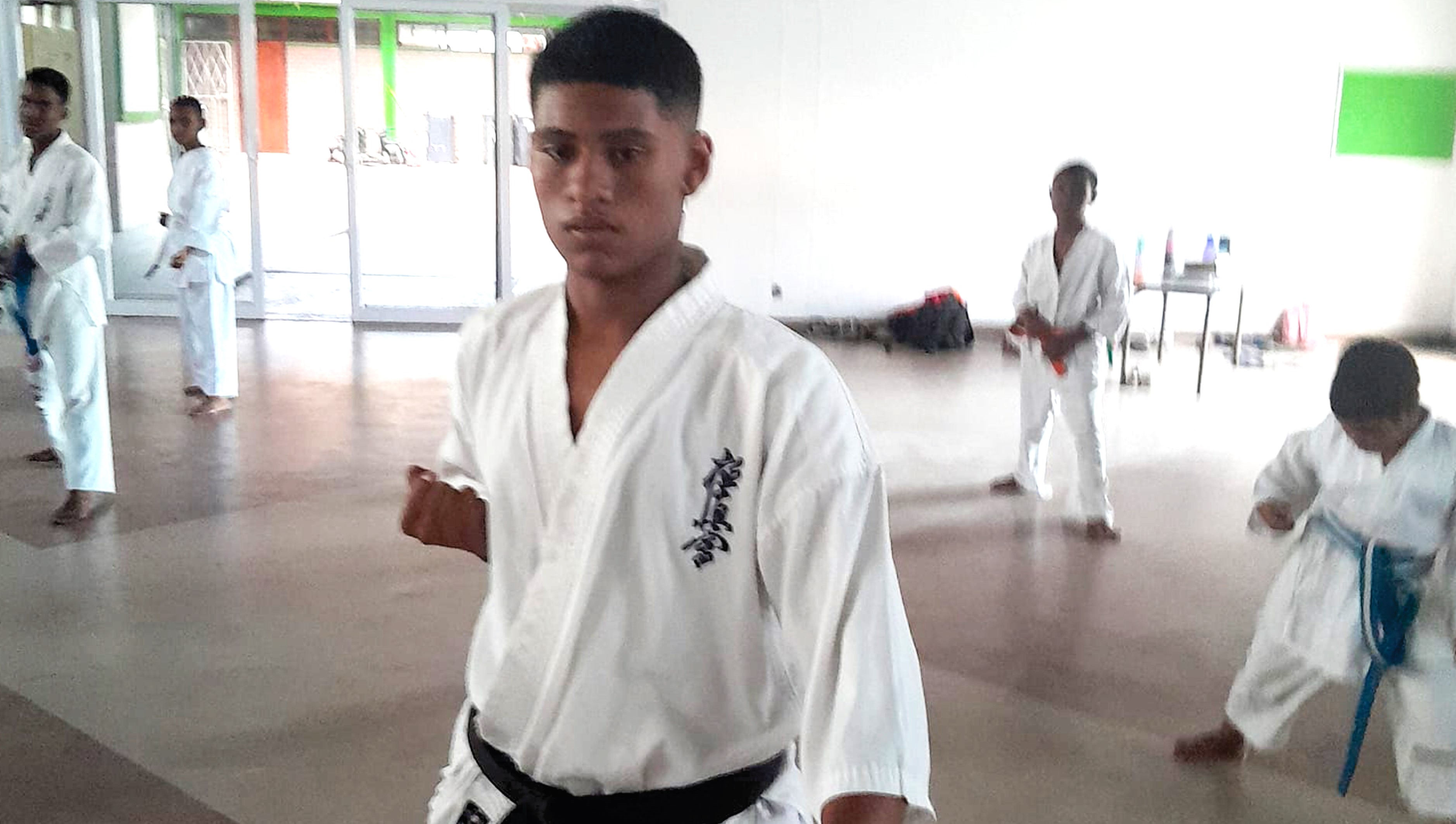 random photos and videos of karate kai international students
